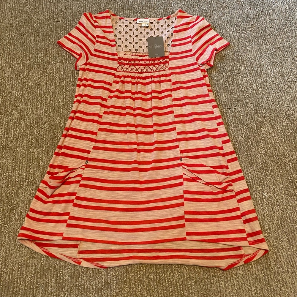 Anthropologie Meadow Rue Short Sleeve Shirt Size Medium, NWT